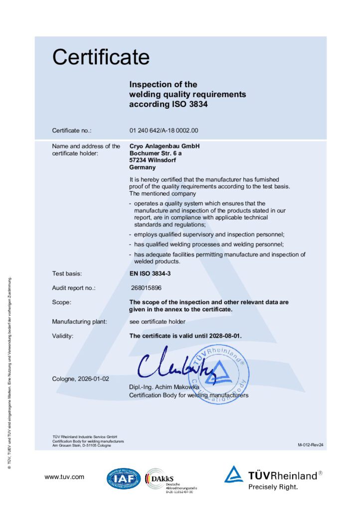 Preview: Welding quality requirements according to ISO 3834