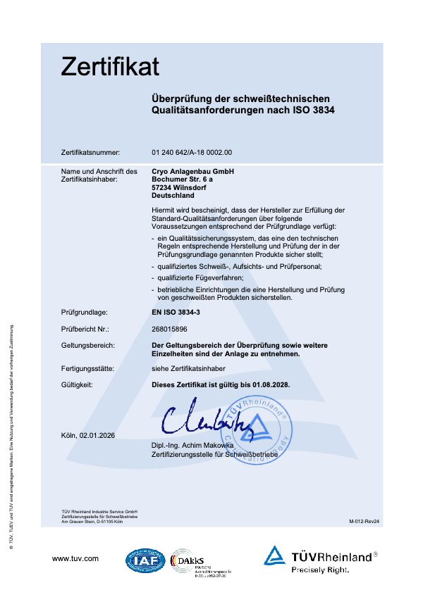 Vorschau: Schweißtechnische Qualitätsanforderungen nach ISO 3834